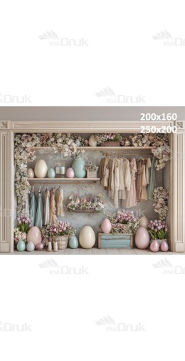 Tło fotograficzne „Wiosenna garderoba” | E_726